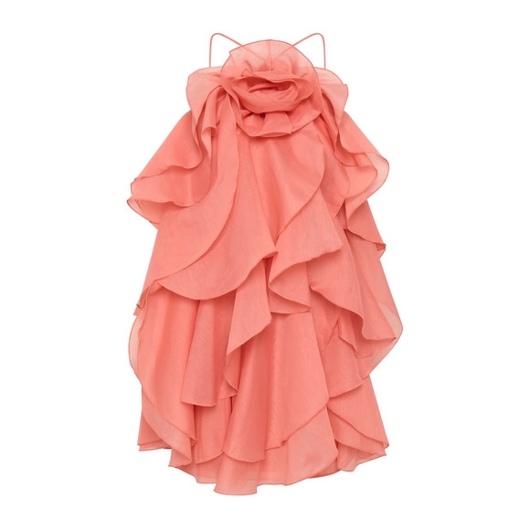 Aje Dresses & Skirts - Aje Pandorea Layered Mini Dress Washed Coral Size US 6